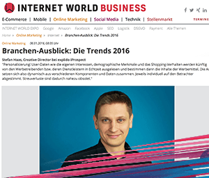 Internet World Business Beitrag